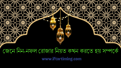 নফল রোজার নিয়ত কখন করতে হয়